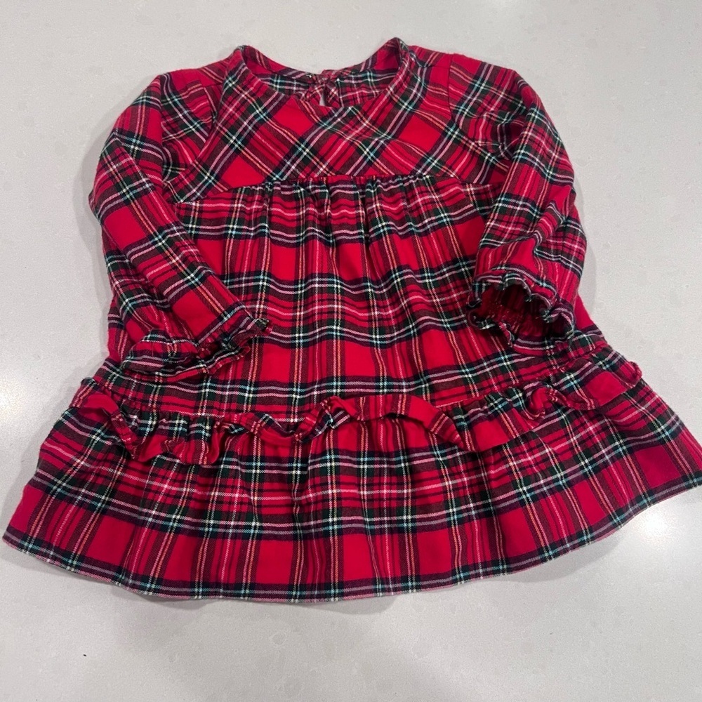 Vineyard Vines Baby Girl Nantucket Tartan Dress 3/6 months